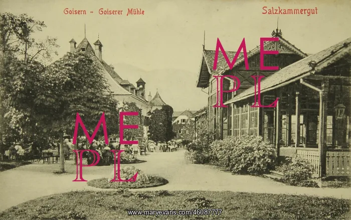 : Goisern. Goiserer Muhle. 1904. Collotype. Photograph : Goisern. Goiserer Muhle. 1904. Collotype. Photograph