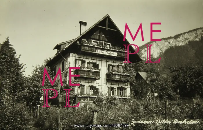 : Goisern. Villa Daheim. About 1955 : Goisern. Villa Daheim. About 1955