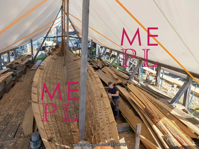 : Gokstad Ship reconstruction, Vikingodden, Tonsberg, Vestfold : Gokstad Ship reconstruction, Vikingodden, Tonsberg, Vestfold