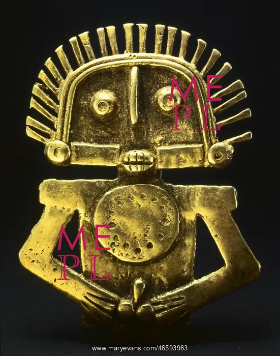: Gold breastplate. Proceeds from Rioblanco (Tolima) : Gold breastplate. Proceeds from Rioblanco (Tolima)