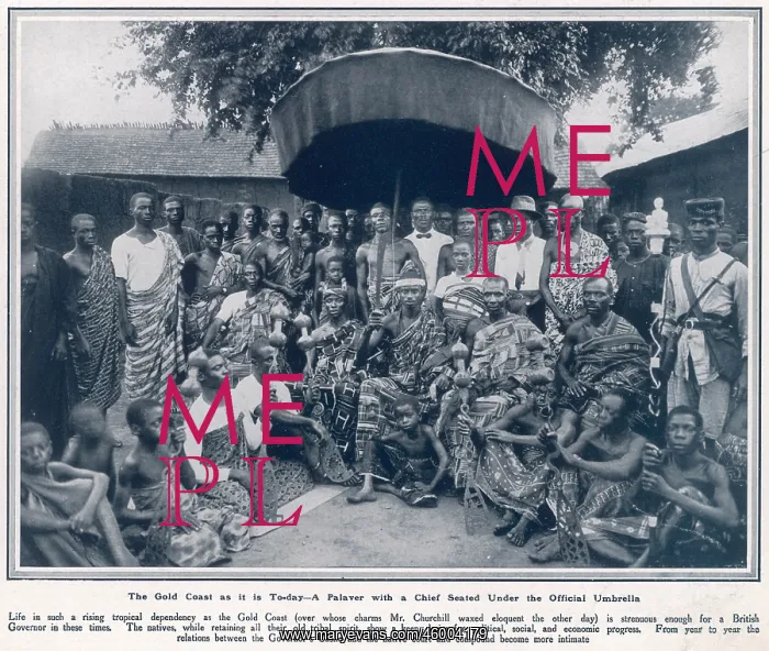: Gold Coast Chief and his retinue : Gold Coast Chief and his retinue
