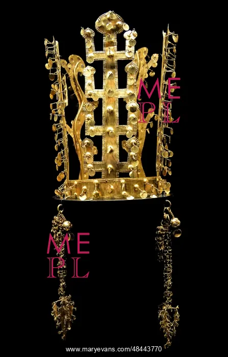 : The Gold Crown believed to be the crown of King : The Gold Crown believed to be the crown of King