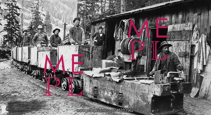 : Gold diggers in the Rocky Mountains, 1903 : Gold diggers in the Rocky Mountains, 1903