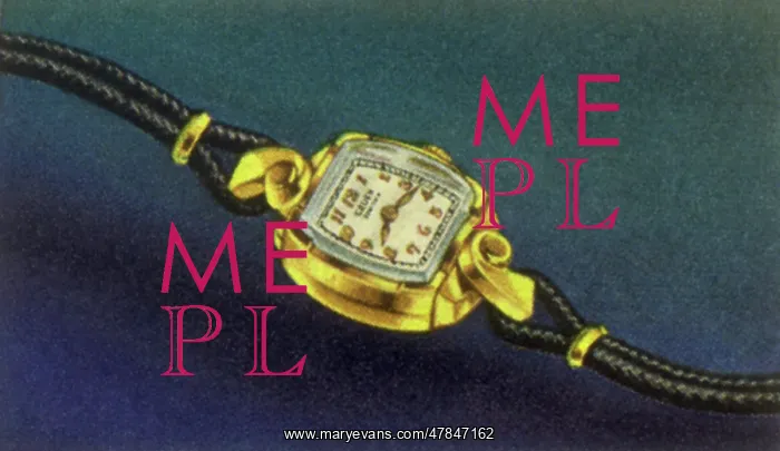 : Gold and Leather Watch : Gold and Leather Watch