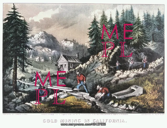 : Gold Mining in California. Scenes of the 1849 : Gold Mining in California. Scenes of the 1849