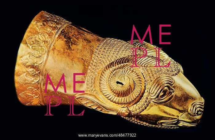 : Gold Ram Head : Gold Ram Head