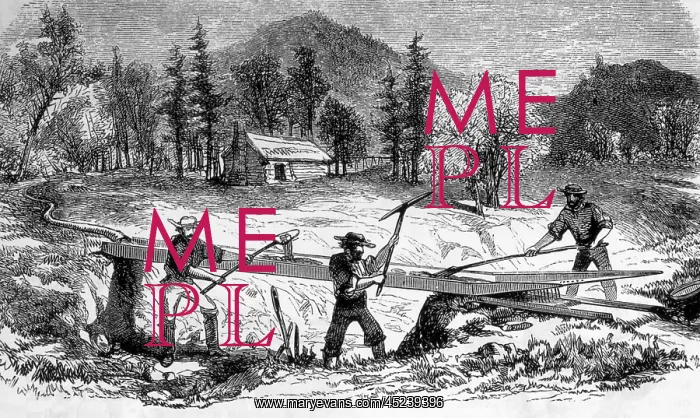 : The Gold Rush, miners working north of Sonora, ? : The Gold Rush, miners working north of Sonora, ?