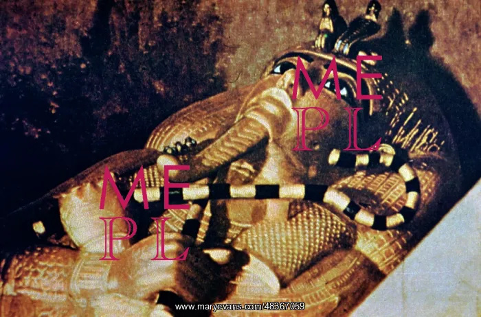 : Third gold sarcophagus for the mummy of Tutankhamen : Third gold sarcophagus for the mummy of Tutankhamen