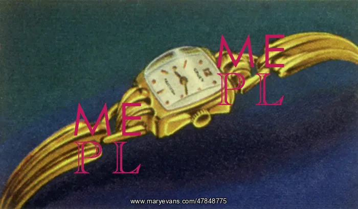 : Gold, Scalloped Watch : Gold, Scalloped Watch