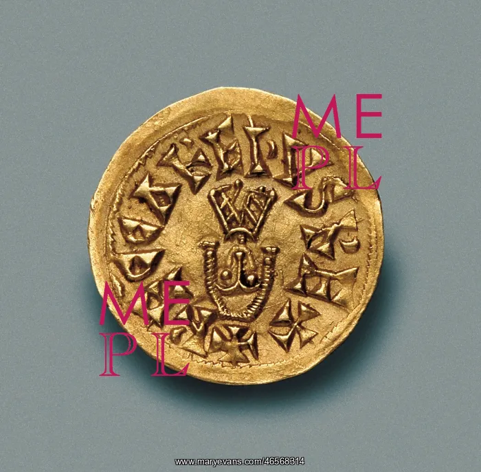  : Gold Visigothic coin of Recaredo