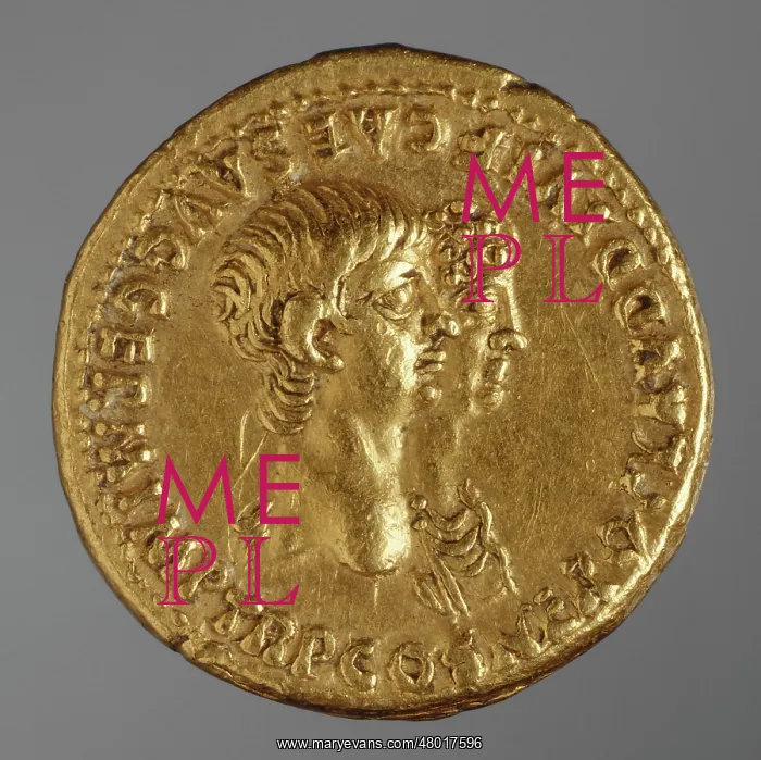 : Golden aureus coin : Golden aureus coin