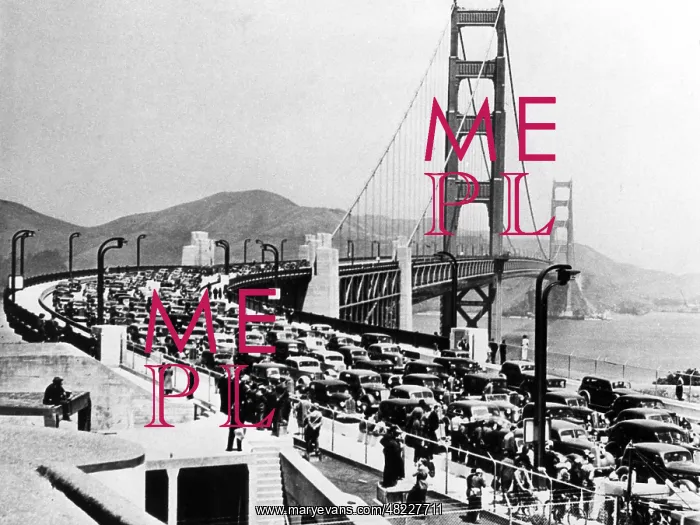 : Golden Gate Bridge, 1937 : Golden Gate Bridge, 1937