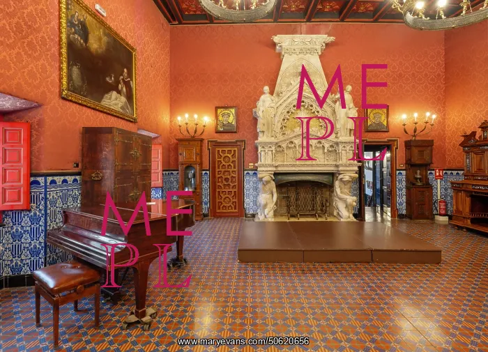 : Golden Hall, Maricel Museum, Sitges, Catalonia, Spain : Golden Hall, Maricel Museum, Sitges, Catalonia, Spain