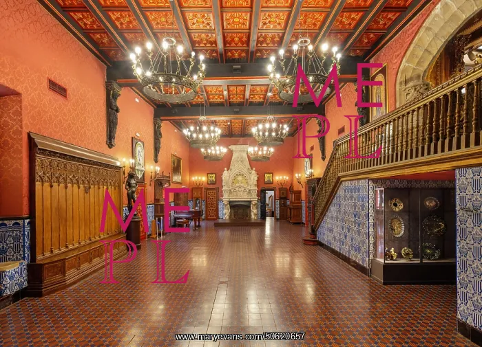 : Golden Hall, Maricel Museum, Sitges, Catalonia, Spain : Golden Hall, Maricel Museum, Sitges, Catalonia, Spain