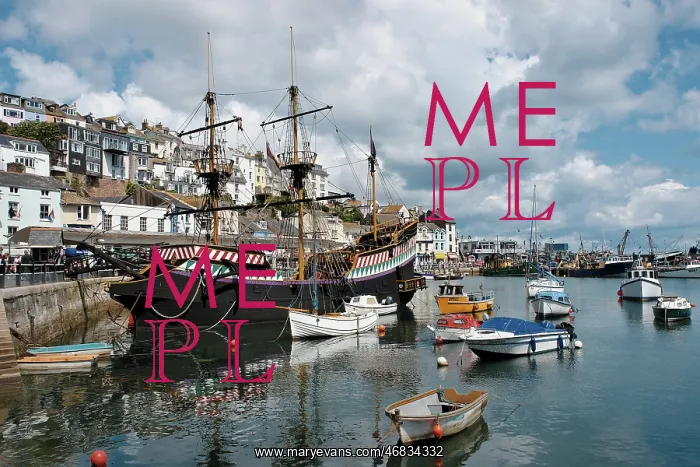 : Golden Hind at Brixham, Devon : Golden Hind at Brixham, Devon