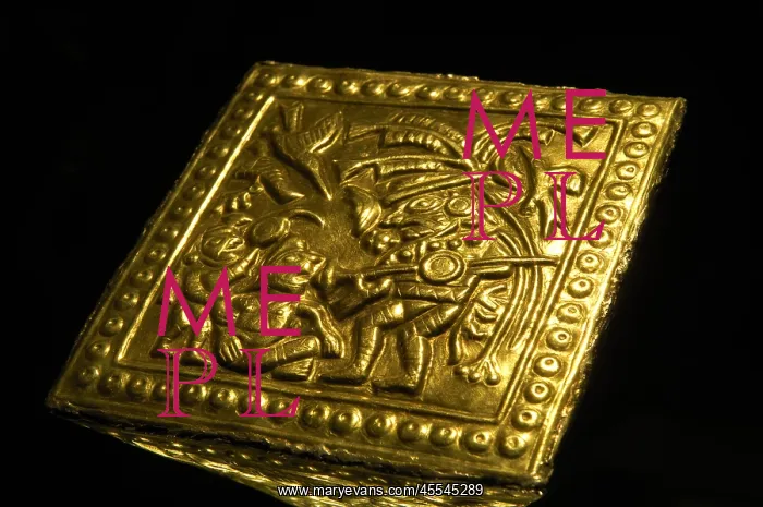 : Golden and silver sceptre (3rd c. AD), symbol : Golden and silver sceptre (3rd c. AD), symbol