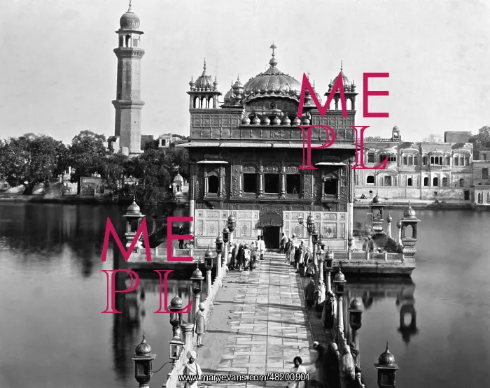 : The Golden Temple in Amritsar, 1902 : The Golden Temple in Amritsar, 1902