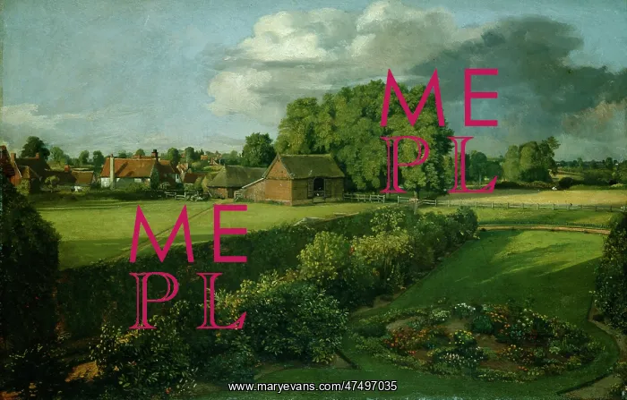 : Golding Constable's Flower Garden, by John Constable : Golding Constable's Flower Garden, by John Constable