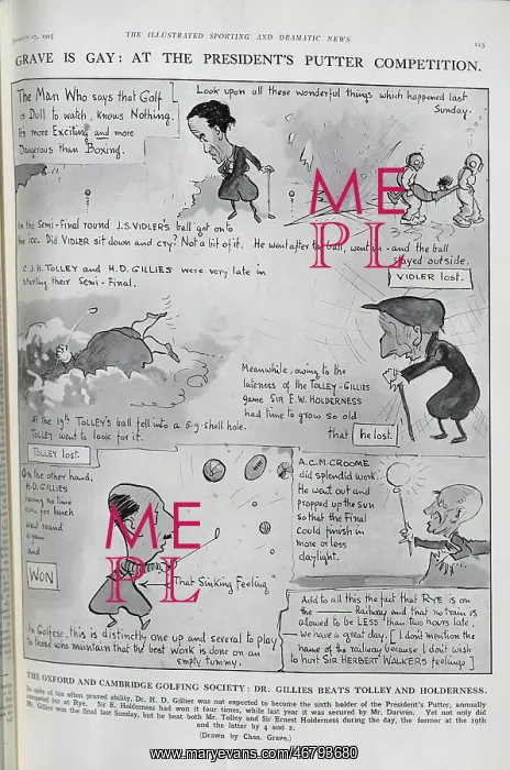 : Golf Cartoon