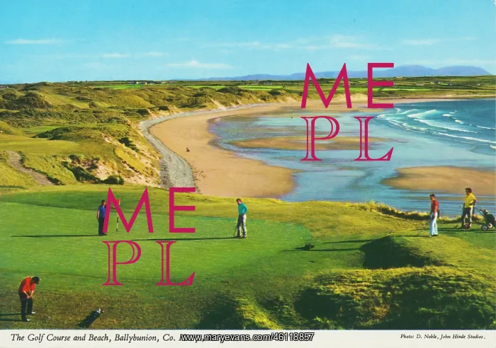 : Golf Course and Beach, Ballybunion, County Kerry, Ireland : Golf Course and Beach, Ballybunion, County Kerry, Ireland