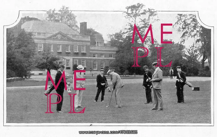 : GOLF AT RANELAGH 1900 : GOLF AT RANELAGH 1900