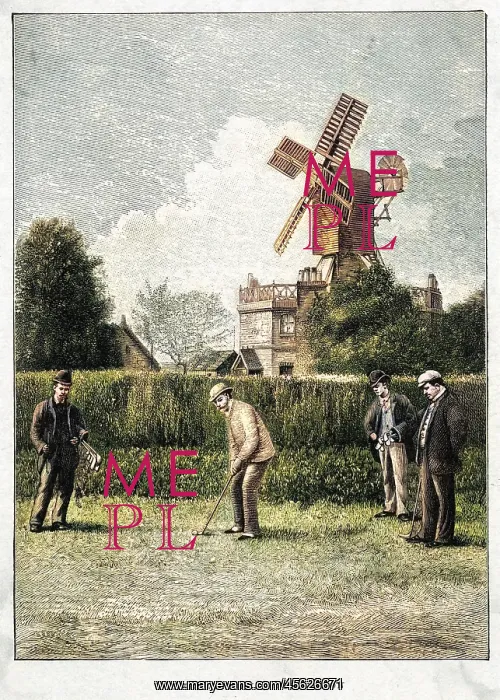 : Golf at Wimbledon 1893 : Golf at Wimbledon 1893