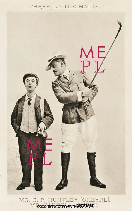 : Golfer and his caddy : Golfer and his caddy