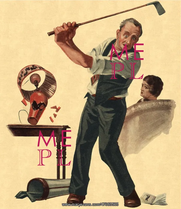 : Golfer at Home