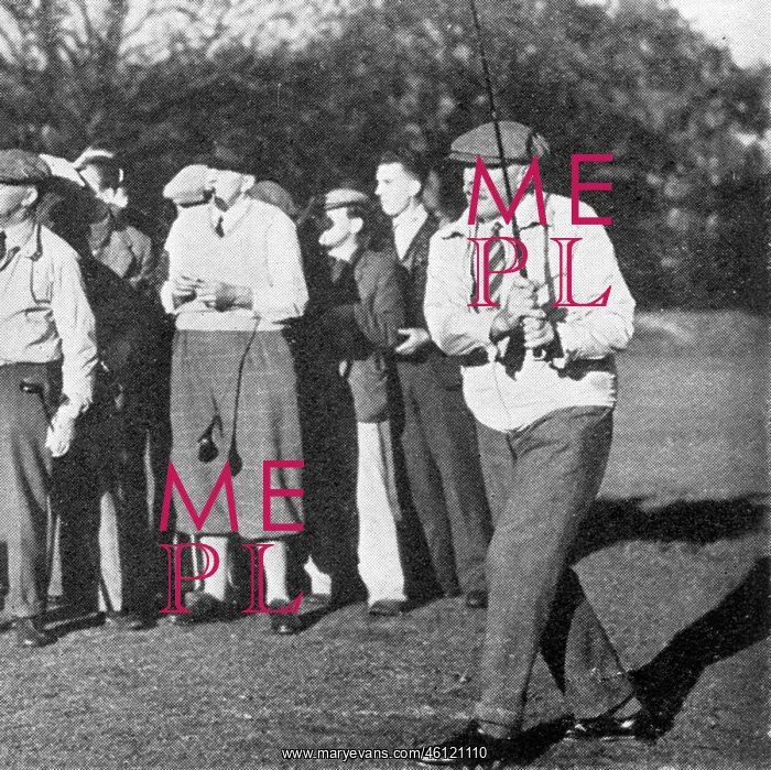 : Golfer James Braid at Totteridge : Golfer James Braid at Totteridge
