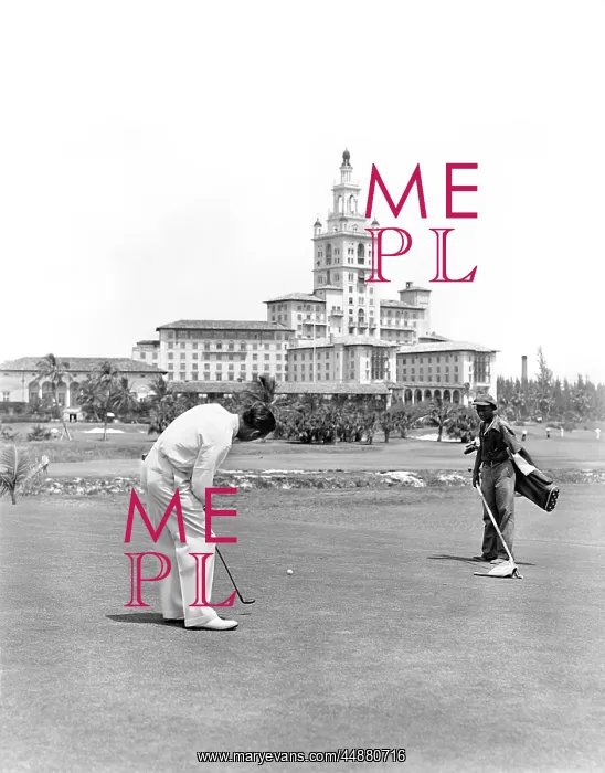  : Golfer Man Miami Biltmore Caddy