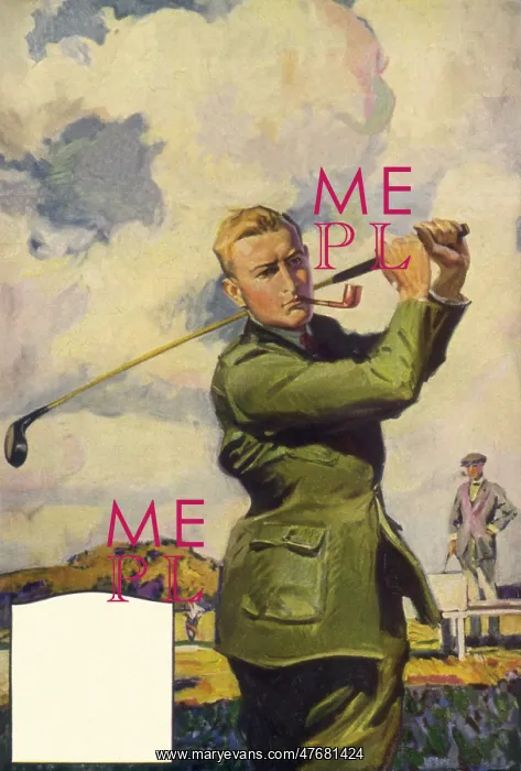  : Golfer with Pipe