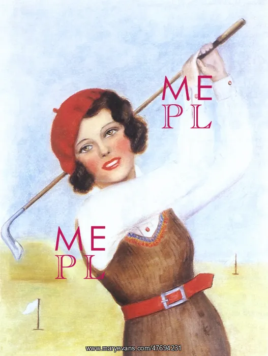  : Golfer in Red Beret
