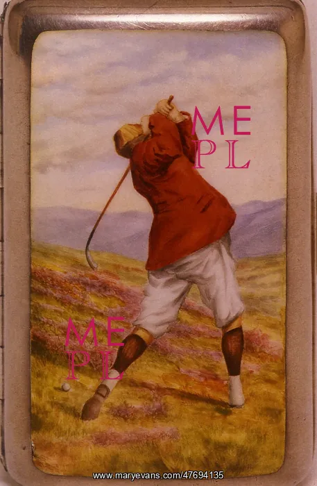 : Golfer in Red Jacket