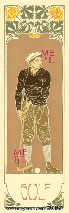  : Golfer About to Swing