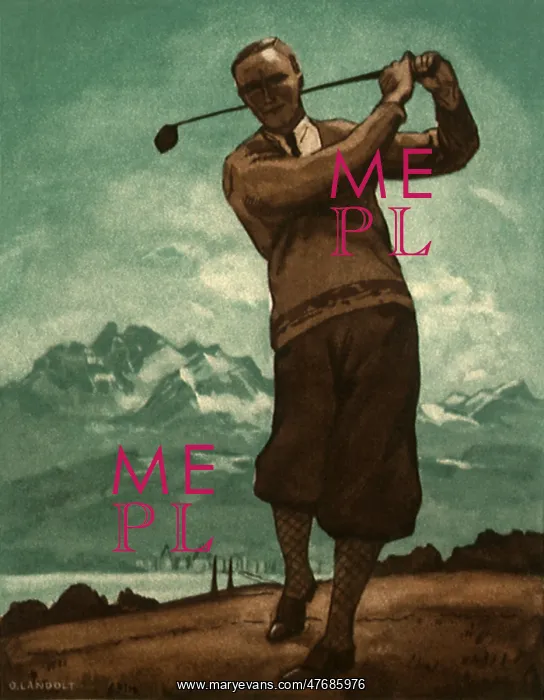  : Golfer in Swing