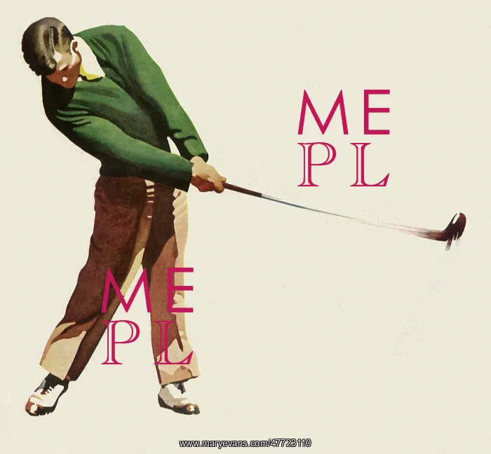  : Golfer Tees Off