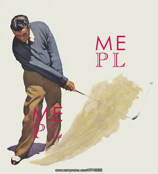  : Golfer Tees Off