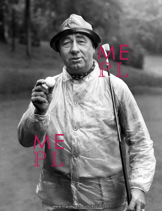 : Golfer Walter Hagen during the second day's ? : Golfer Walter Hagen during the second day's ?