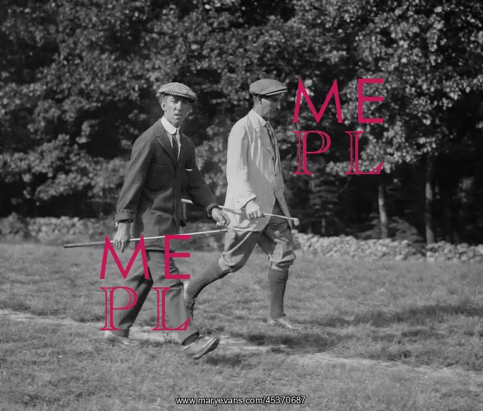 : Golfers British Harry Vardon and Scottish : Golfers British Harry Vardon and Scottish