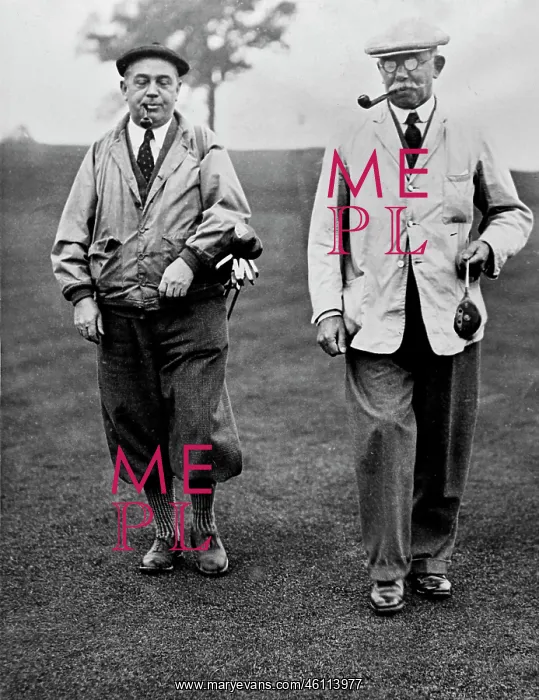 : The golfers J. H. Thomas and Guy Davis : The golfers J. H. Thomas and Guy Davis