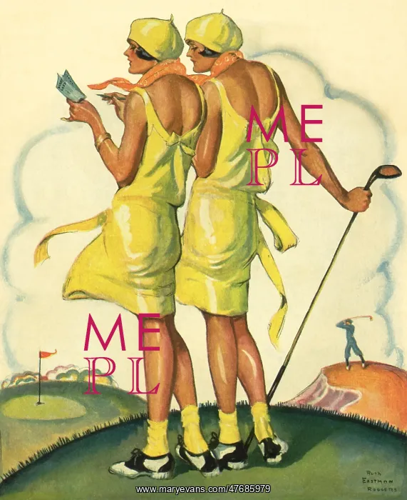  : Golfers in Yellow