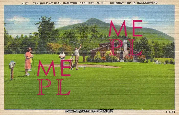 : Golfing at High Hampton, Cashiers, North Carolina, USA : Golfing at High Hampton, Cashiers, North Carolina, USA