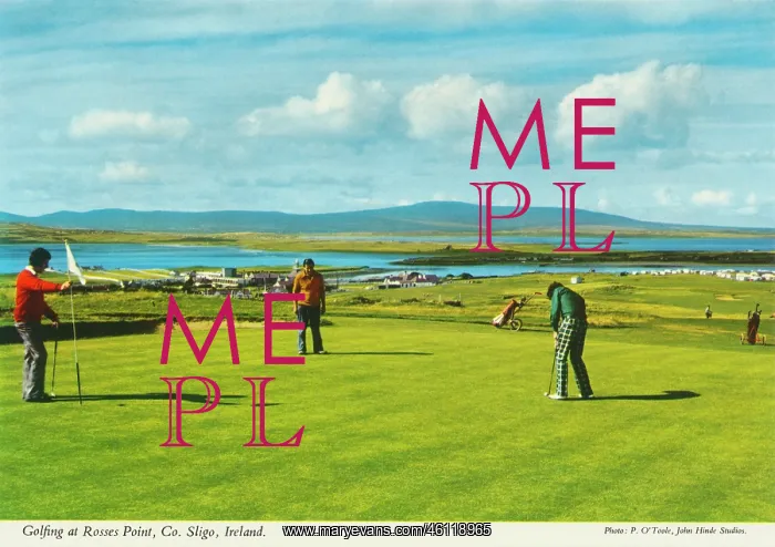 : Golfing at Rosses Point, County Sligo, Ireland : Golfing at Rosses Point, County Sligo, Ireland