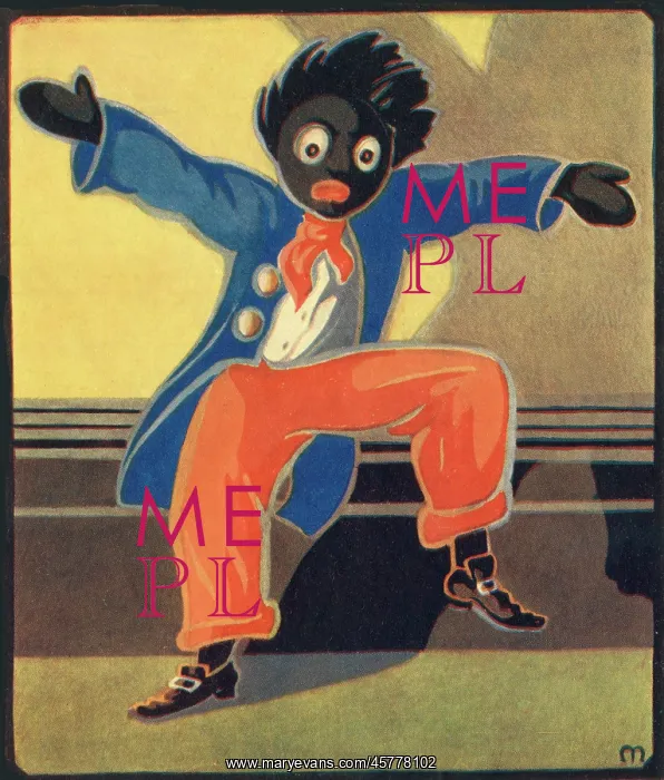 : Golliwog from The Leprecaun's Shoes'. Molly MacArthur (1893-1972) : Golliwog from The Leprecaun's Shoes'. Molly MacArthur (1893-1972)