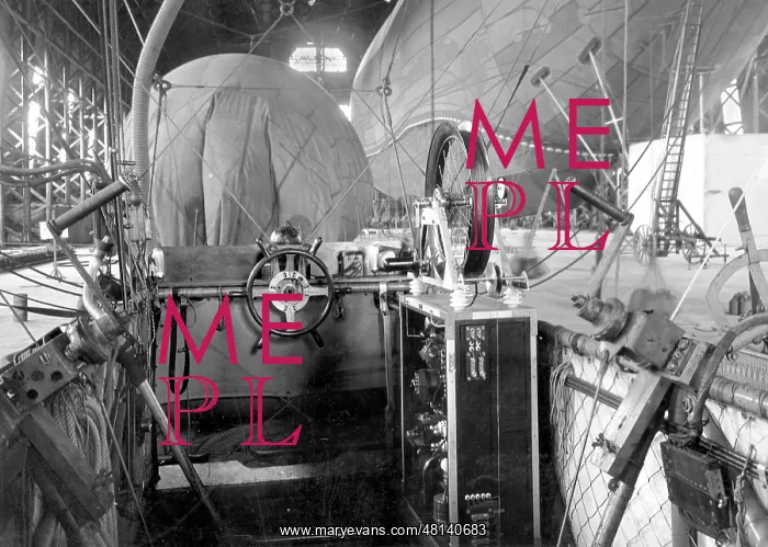 : Gondola of the Parseval airship, 1912 : Gondola of the Parseval airship, 1912