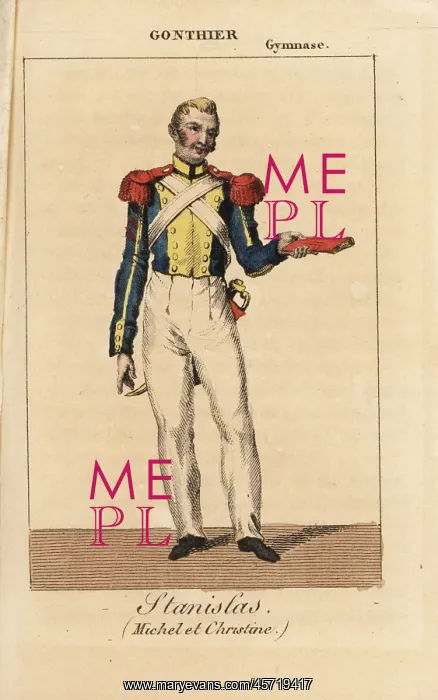 : Gontier as Stanislas in Michel et Christine : Gontier as Stanislas in Michel et Christine
