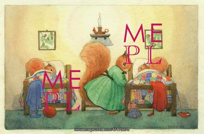 : Good-night ? squirrels bed time : Good-night ? squirrels bed time