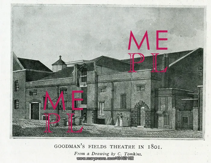 : Goodman's Fields Theatre, Whitechapel, London : Goodman's Fields Theatre, Whitechapel, London