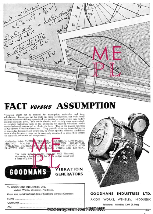 : Goodmans Vibration Generators & Test Equipment : Goodmans Vibration Generators & Test Equipment