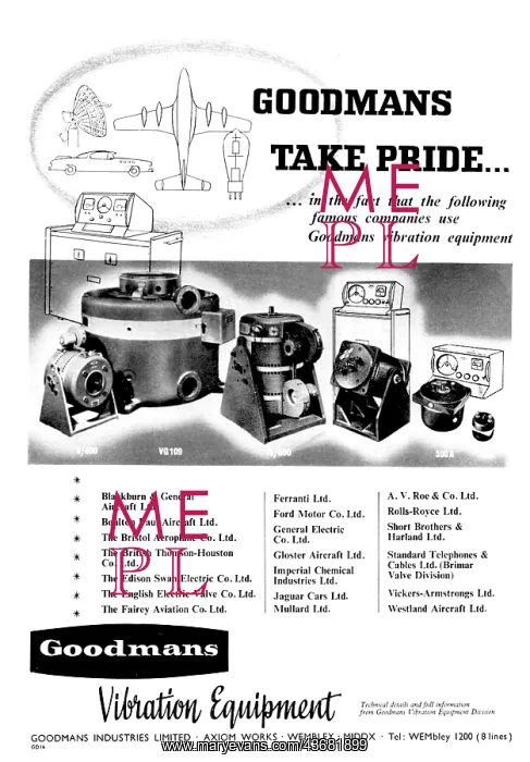 : Goodmans Vibration Generators & Test Equipment : Goodmans Vibration Generators & Test Equipment